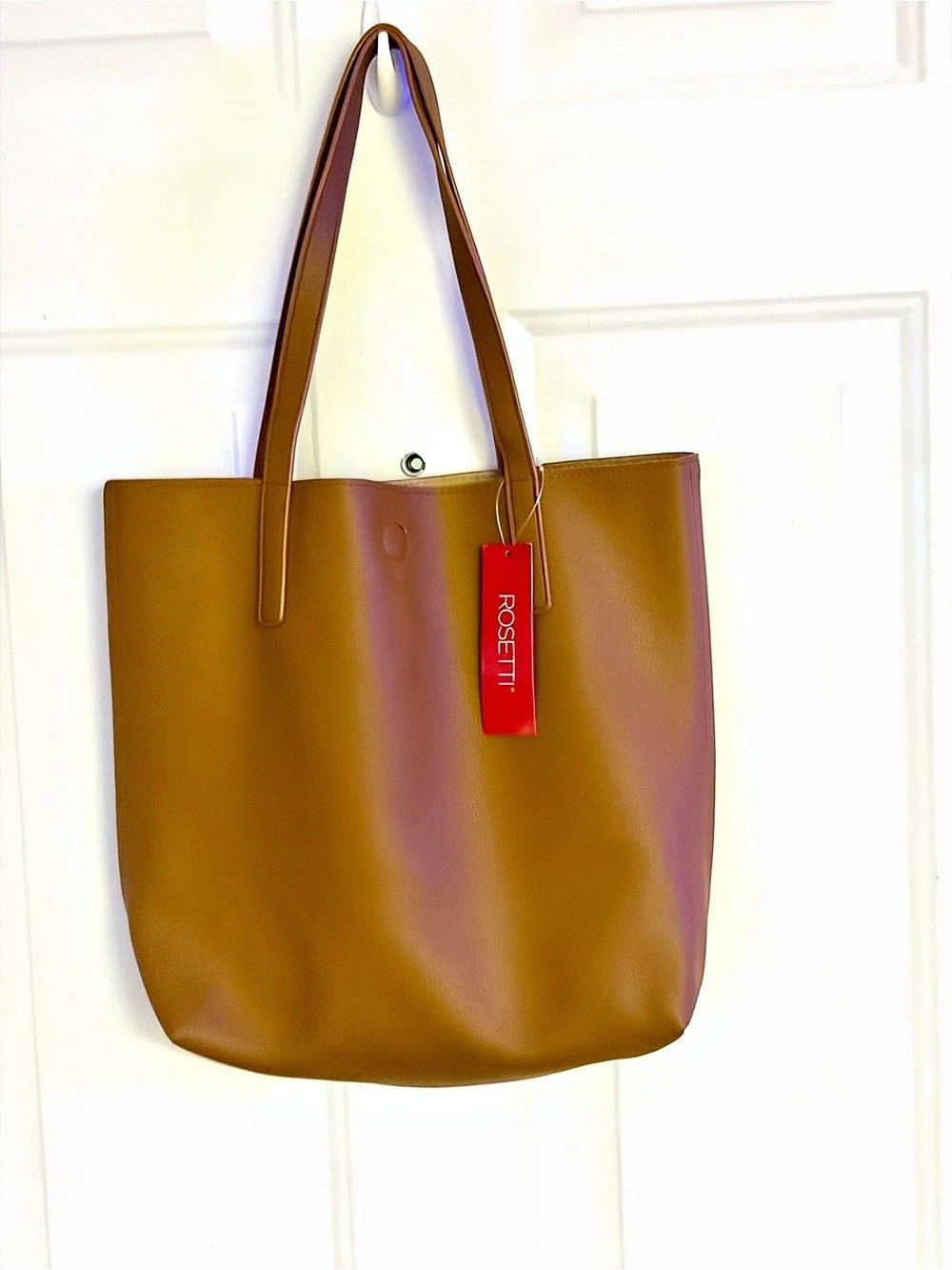 Rosetti Faux Leather Tote in Brown NWT